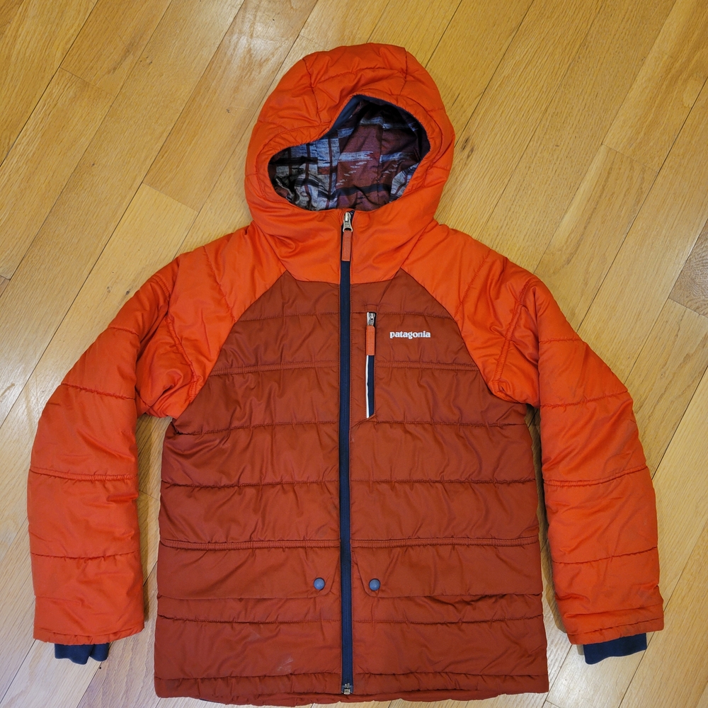 Patagonia Orange Puffer Jacket